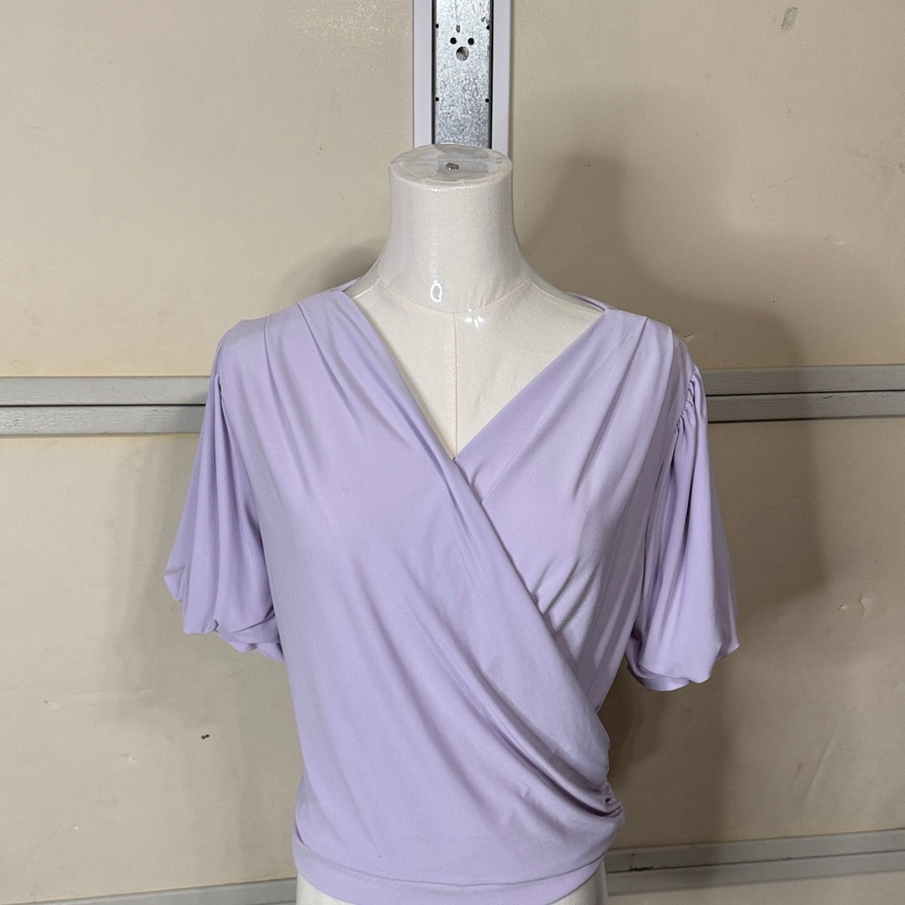 Lavender Wrap Top